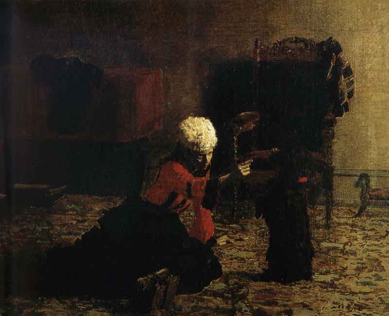 Elizabeth and the Dog, Thomas Eakins